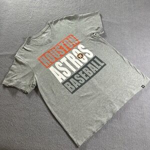 Houston Astros Baseball Mens MLB Orange Blue T Large Shirt Baseball‎